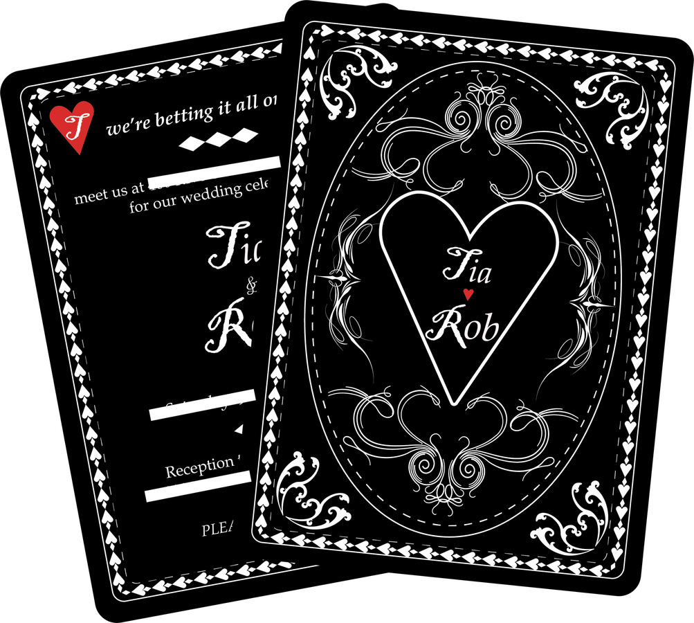 Wedding Invitation, done for free for family member. Personal Details have been removed