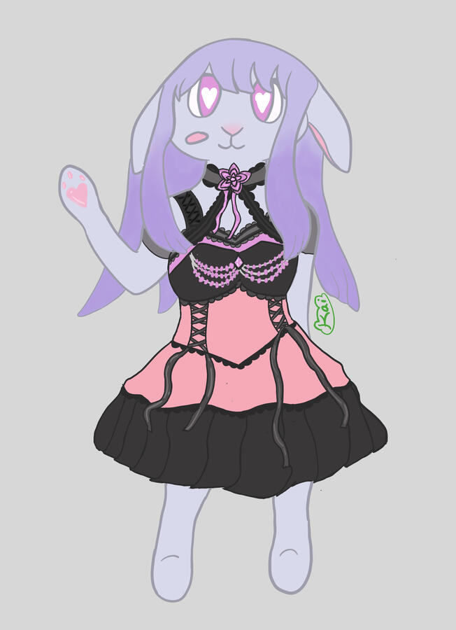 A fursona I helped designed for someone! This was done for free