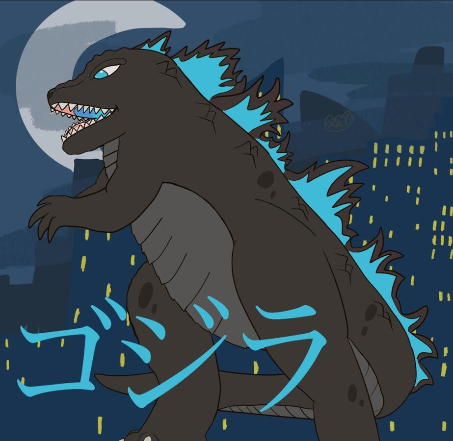 Godzilla fanart for an upcoming project