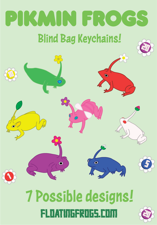 My two favorite things, pikmin and frogs. And also blind bags